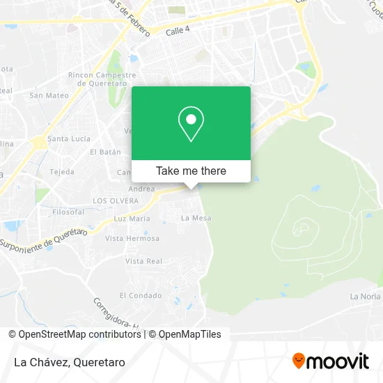 La Chávez map