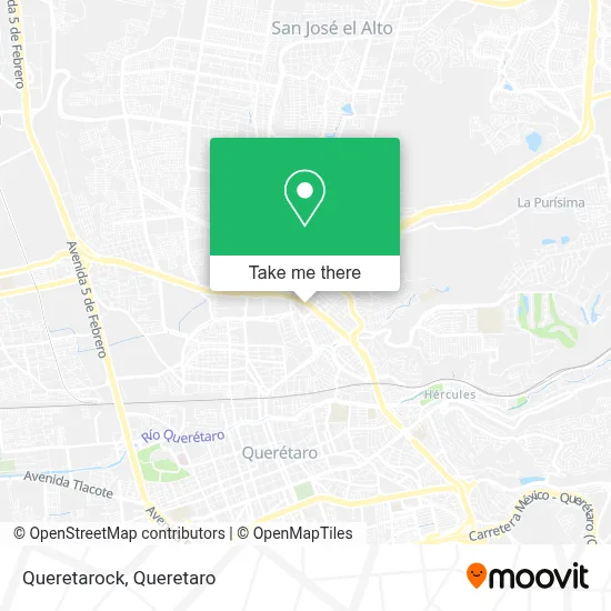 Queretarock map