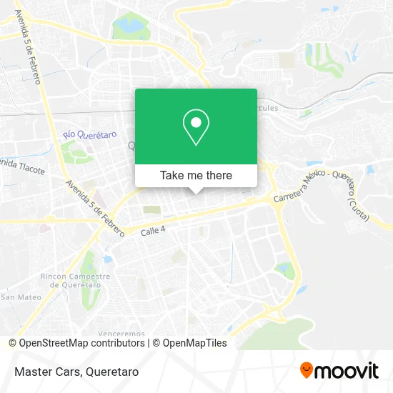 Master Cars map