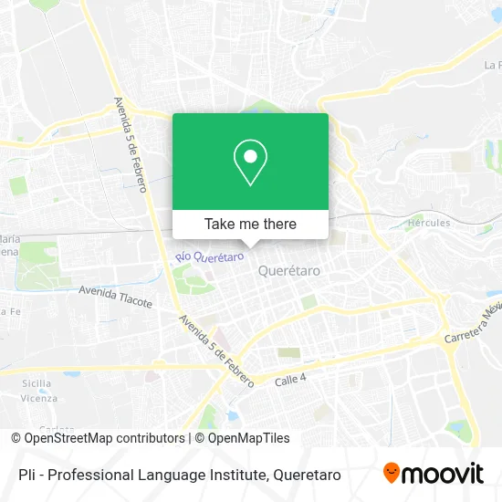 Pli - Professional Language Institute map