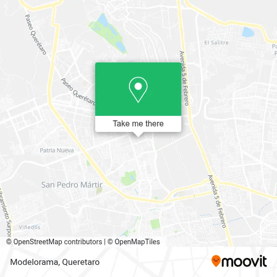 Modelorama map