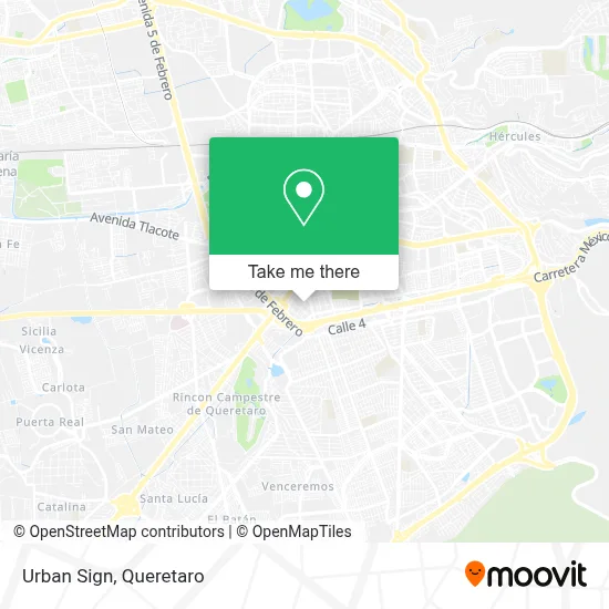 Urban Sign map