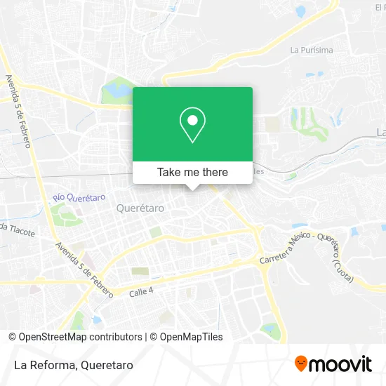 La Reforma map