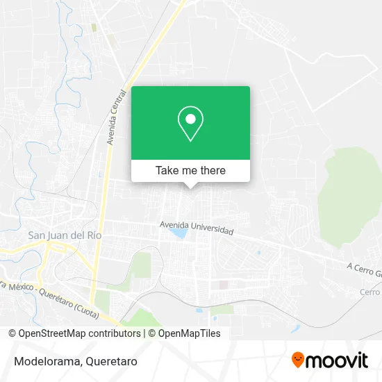 Modelorama map