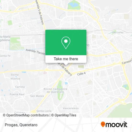 Progas map