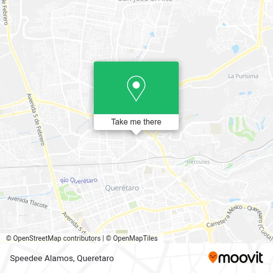 Speedee Alamos map