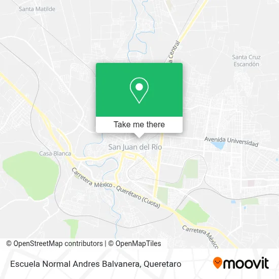 Escuela Normal Andres Balvanera map