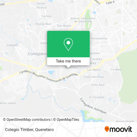 Colegio Timber map