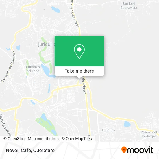 Novoli Cafe map
