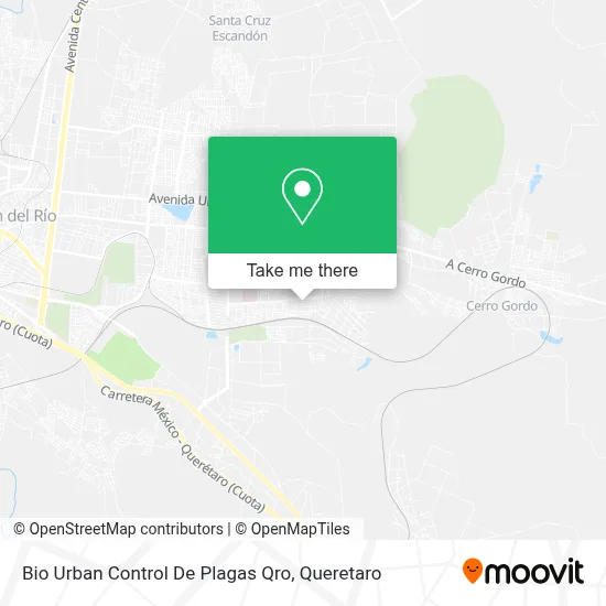 Bio Urban Control De Plagas Qro map
