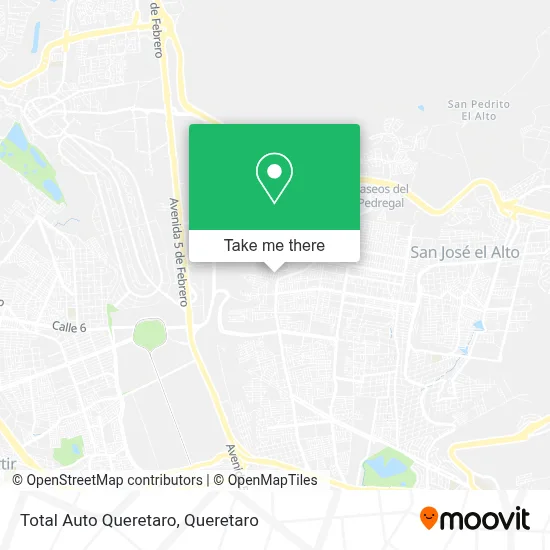 Total Auto Queretaro map