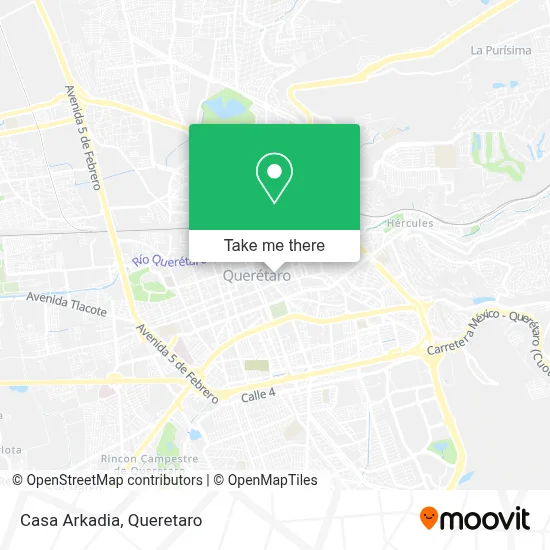 Casa Arkadia map