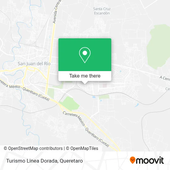 Turismo Linea Dorada map