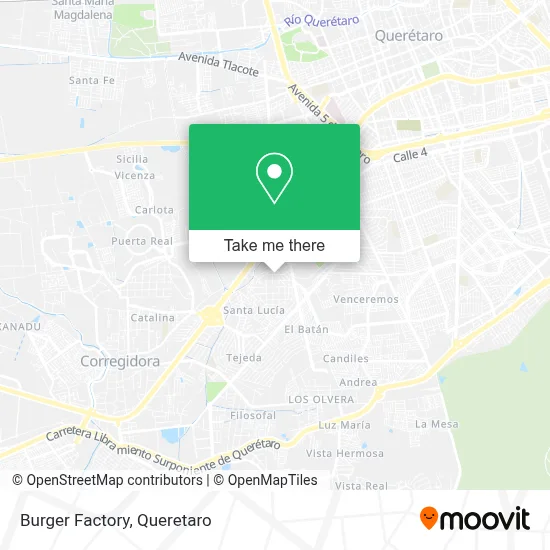 Burger Factory map