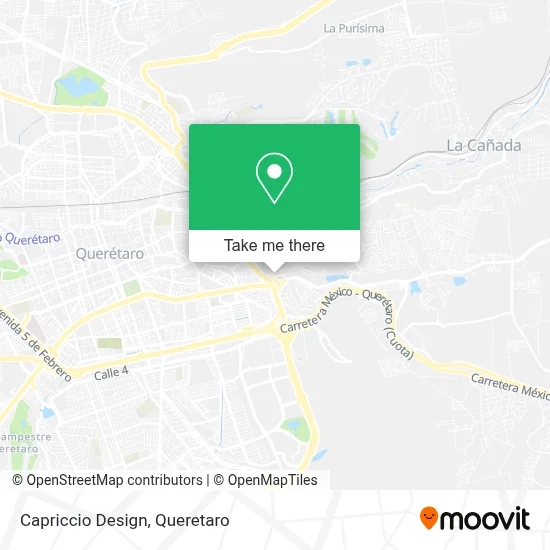 Capriccio Design map