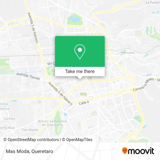 Mas Moda map