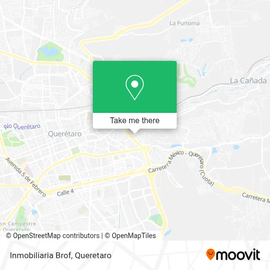 Inmobiliaria Brof map