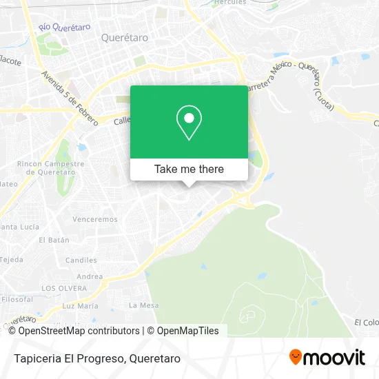 Tapiceria El Progreso map