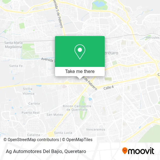Ag Automotores Del Bajio map