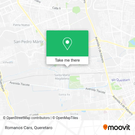Romanos Cars map