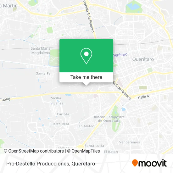 Pro-Destello Producciones map