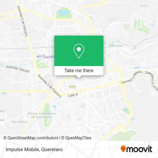 Impulse Mobile map