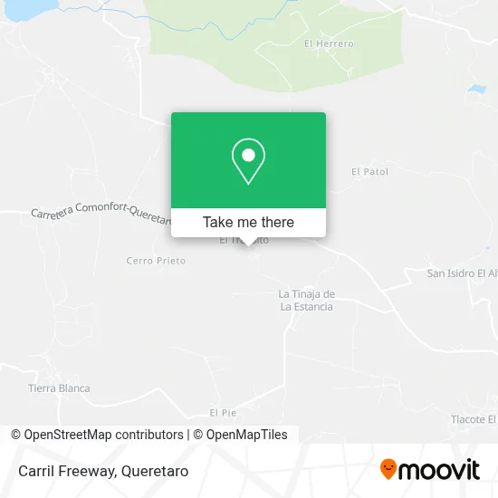 Carril Freeway map