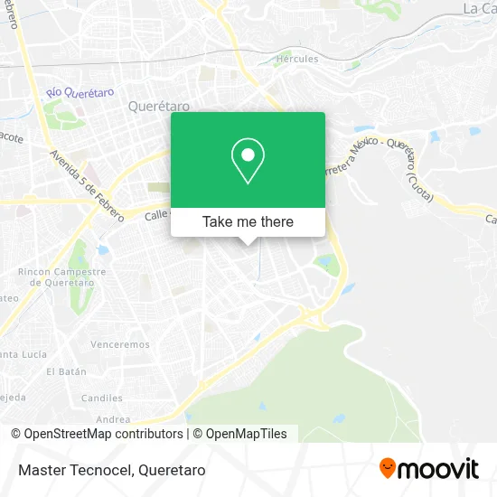 Master Tecnocel map