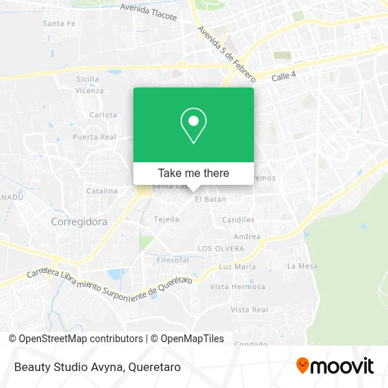 Beauty Studio Avyna map