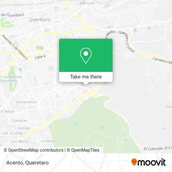 Acento map