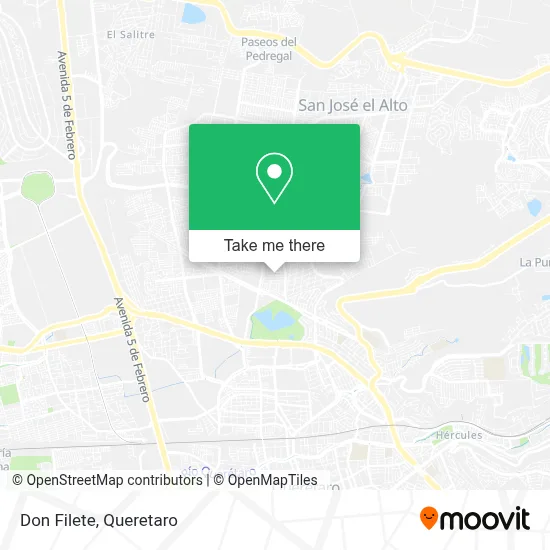 Don Filete map