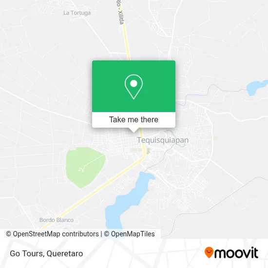 Go Tours map