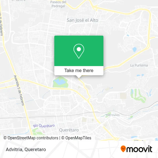 Advitria map