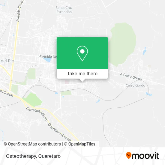 Osteotherapy map