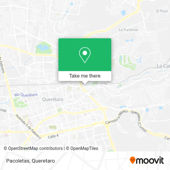 Pacoletas map