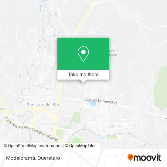 Modelorama map