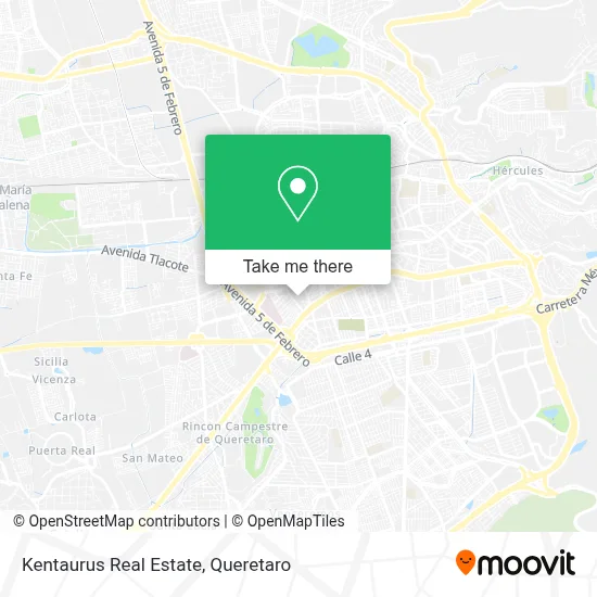 Kentaurus Real Estate map
