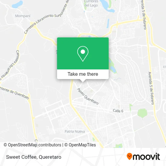 Sweet Coffee map