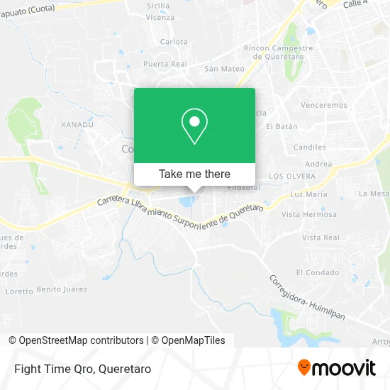 Fight Time Qro map