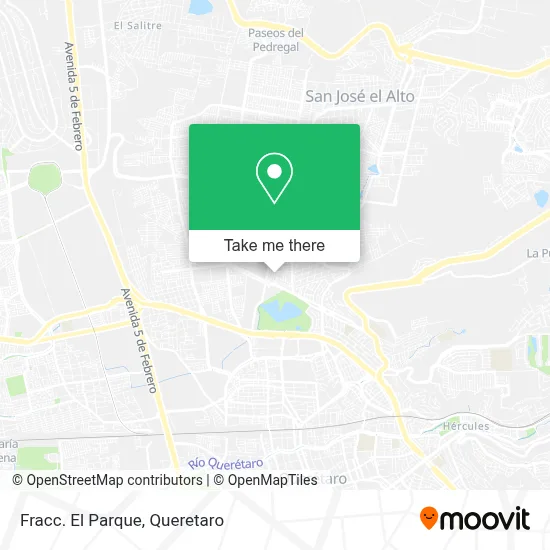 Fracc. El Parque map