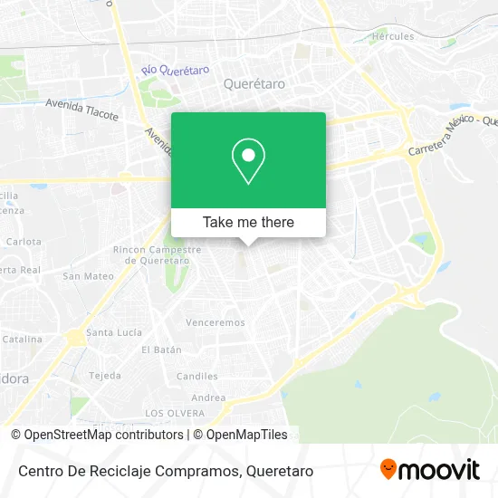 Centro De Reciclaje Compramos map
