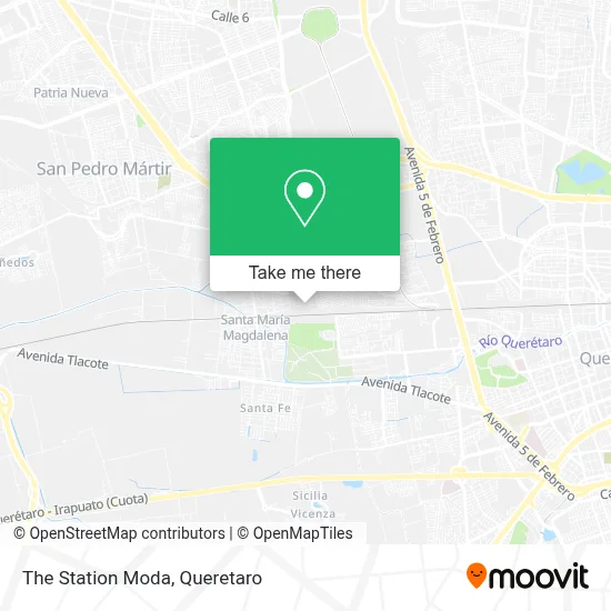 The Station Moda map