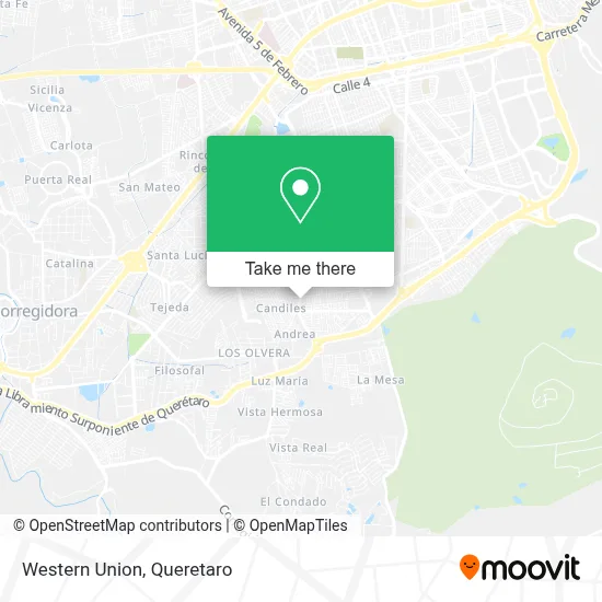 Western Union map