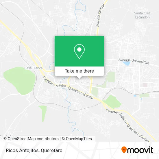 Ricos Antojitos map