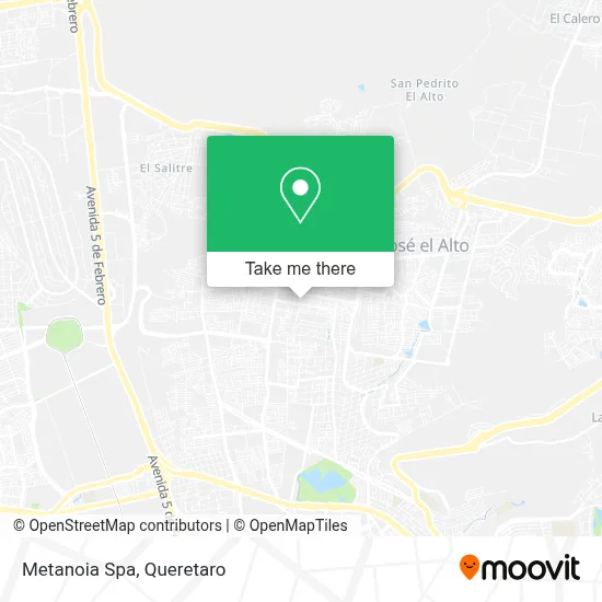 Metanoia Spa map