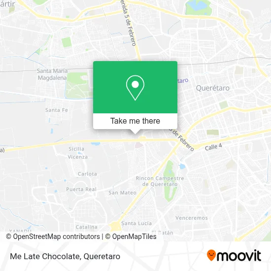 Me Late Chocolate map