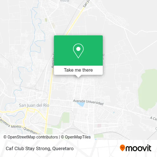 Caf Club Stay Strong map