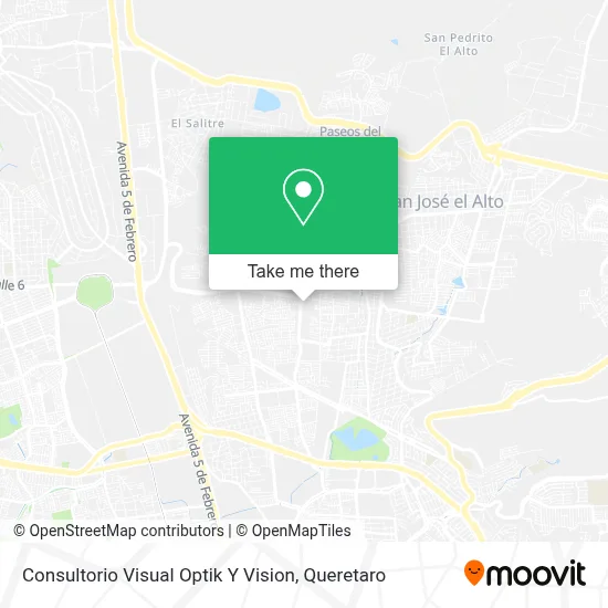 Consultorio Visual Optik Y Vision map