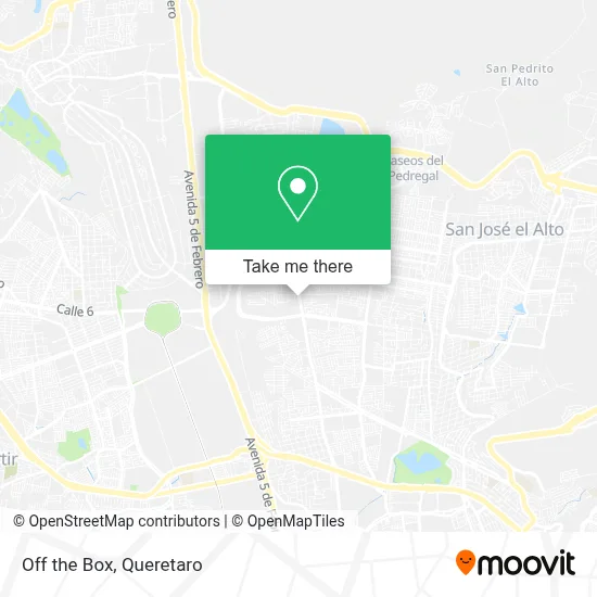 Off the Box map