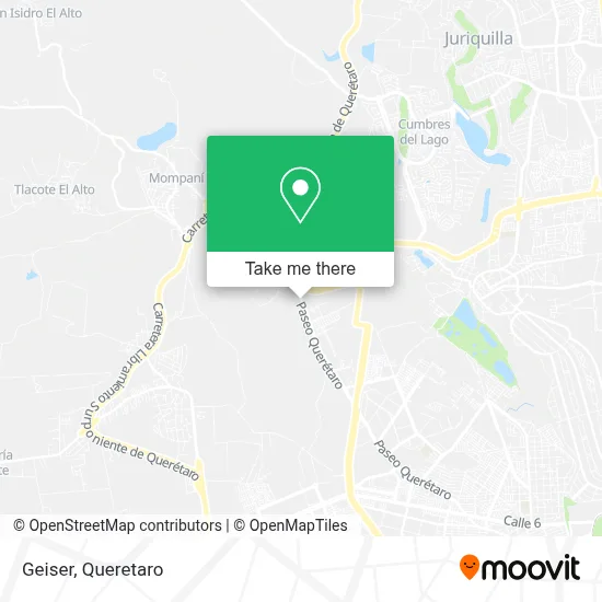 Geiser map